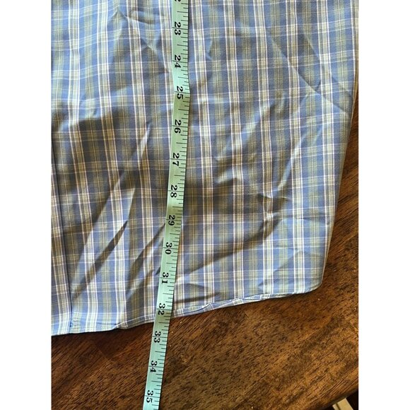 Duluth Trading Co. Green Plaid Long Sleeve Button Down Shirt Men's 2XL - Picture 9 of 9